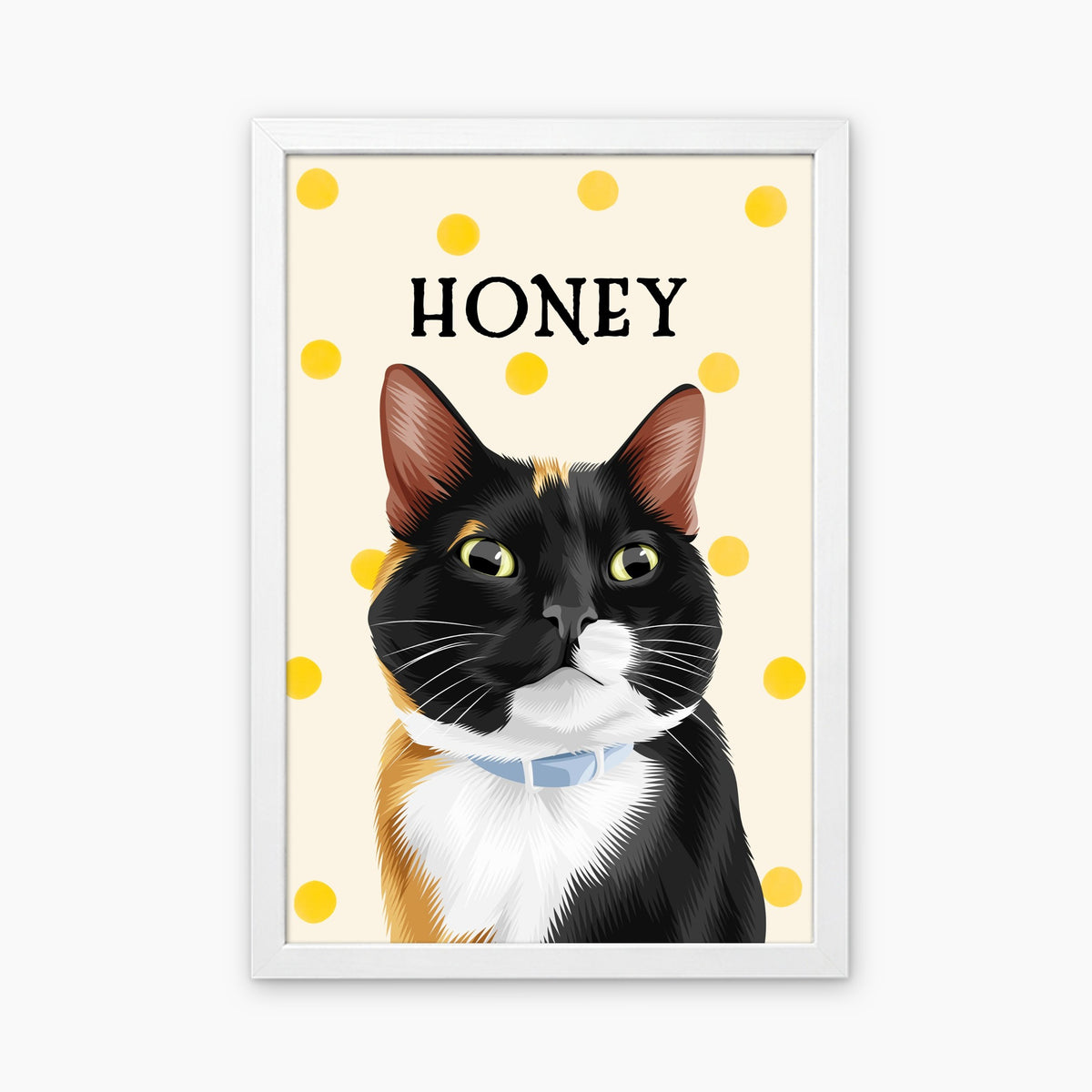 Polka Dots | Custom Pet Portrait
