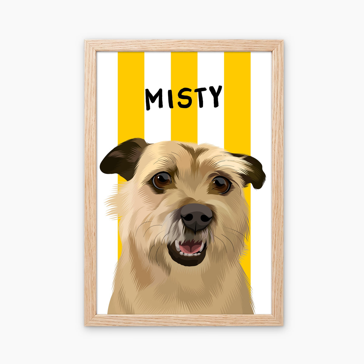 Stripy | Custom Pet Portrait
