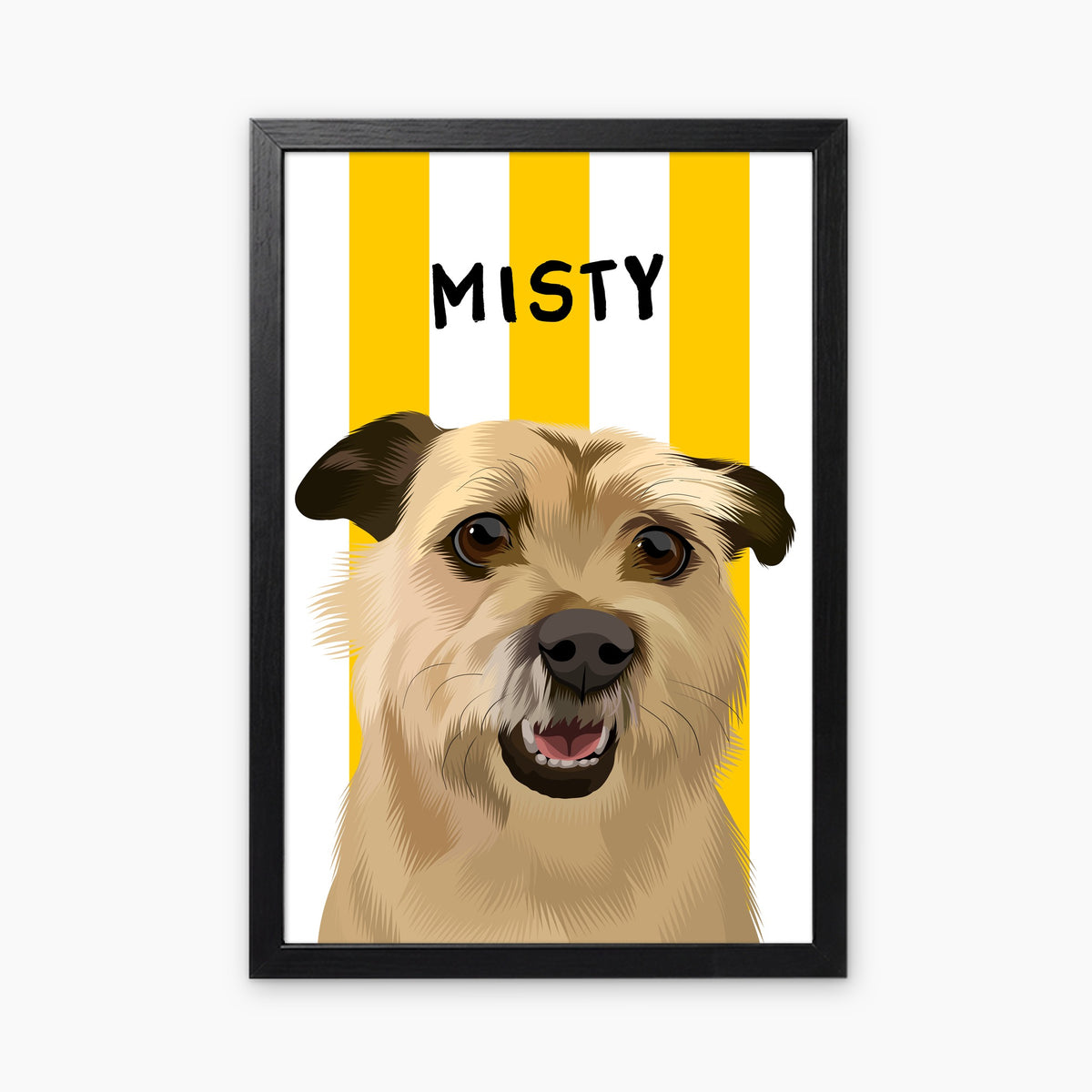 Stripy | Custom Pet Portrait