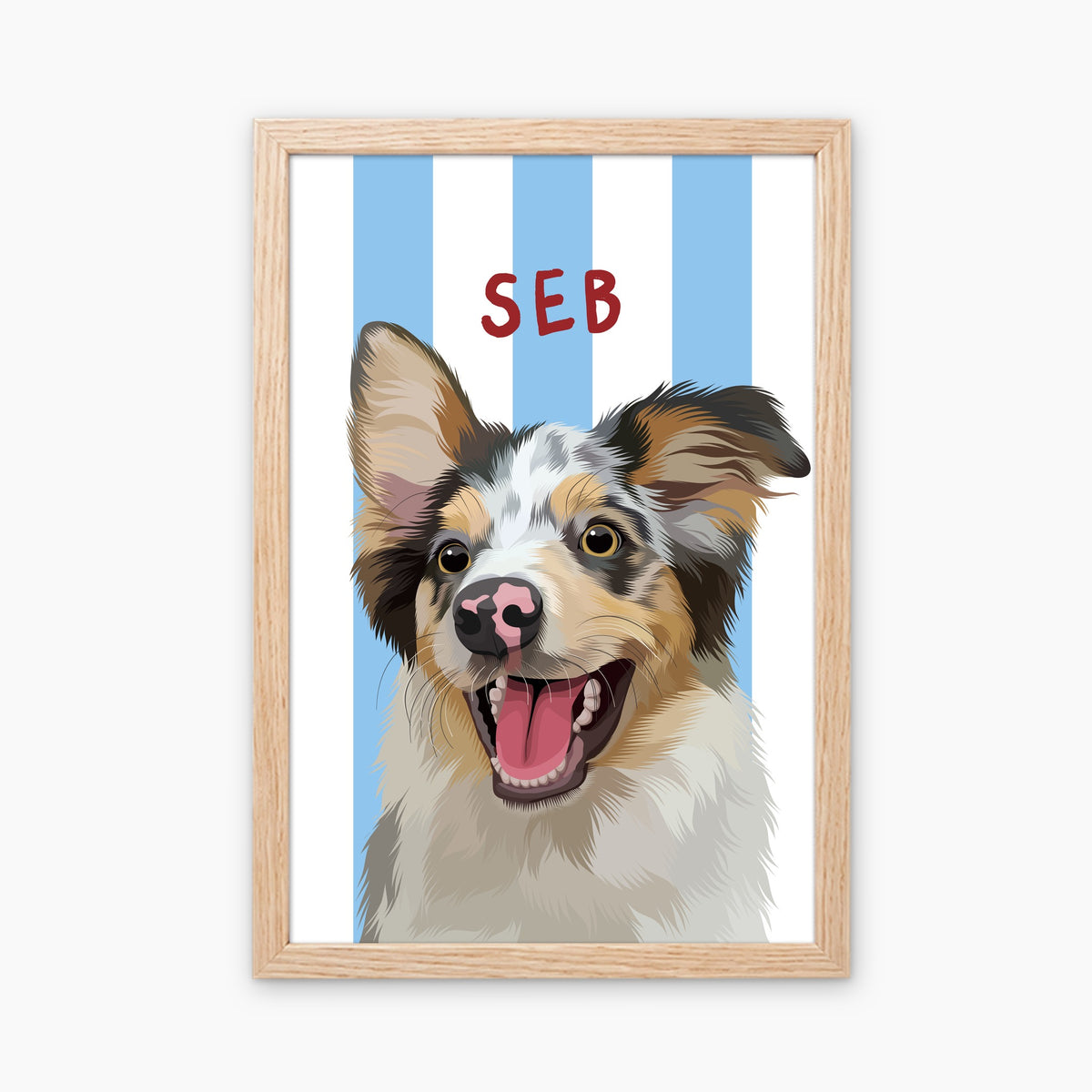 Stripy | Custom Pet Portrait