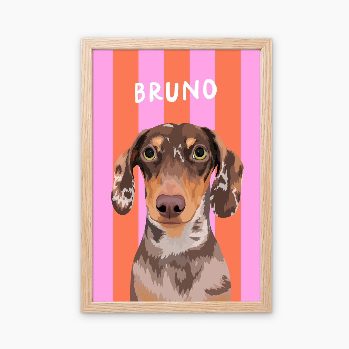 Stripy | Custom Pet Portrait