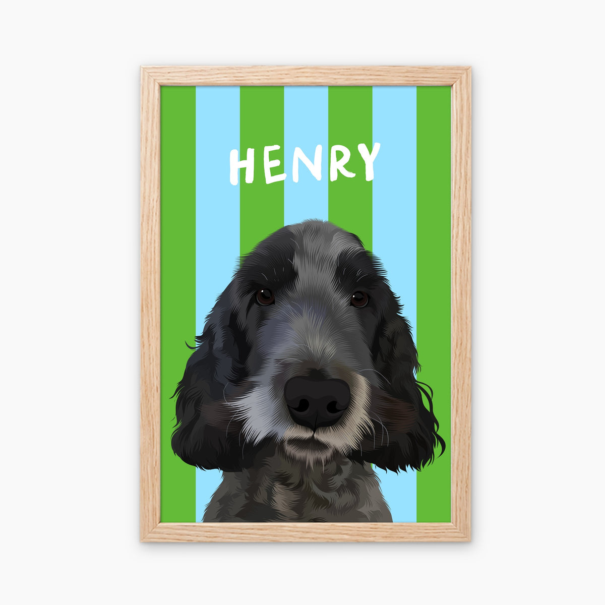 Stripy | Custom Pet Portrait