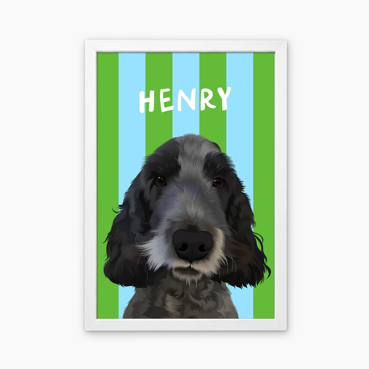 Stripy | Custom Pet Portrait