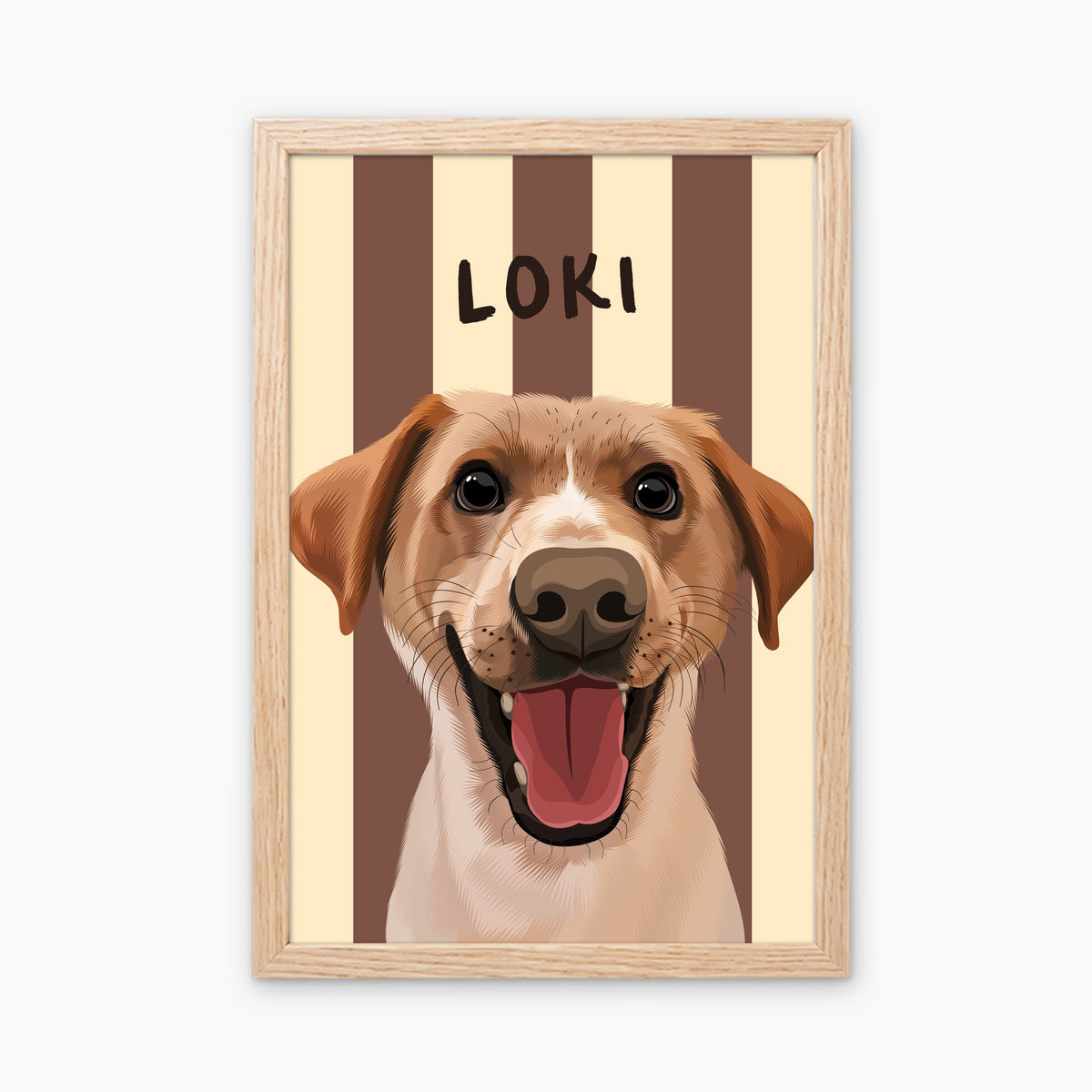 Stripy | Custom Pet Portrait