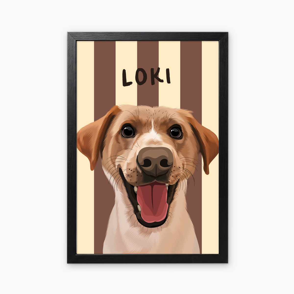 Stripy | Custom Pet Portrait