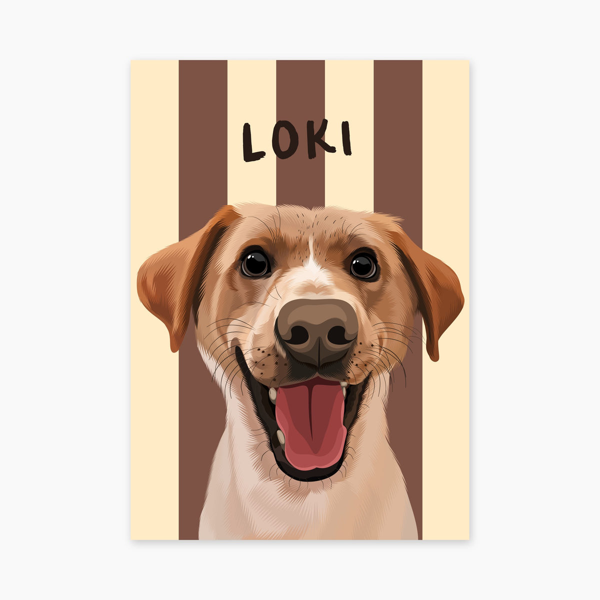 Sand Beige unframed print
