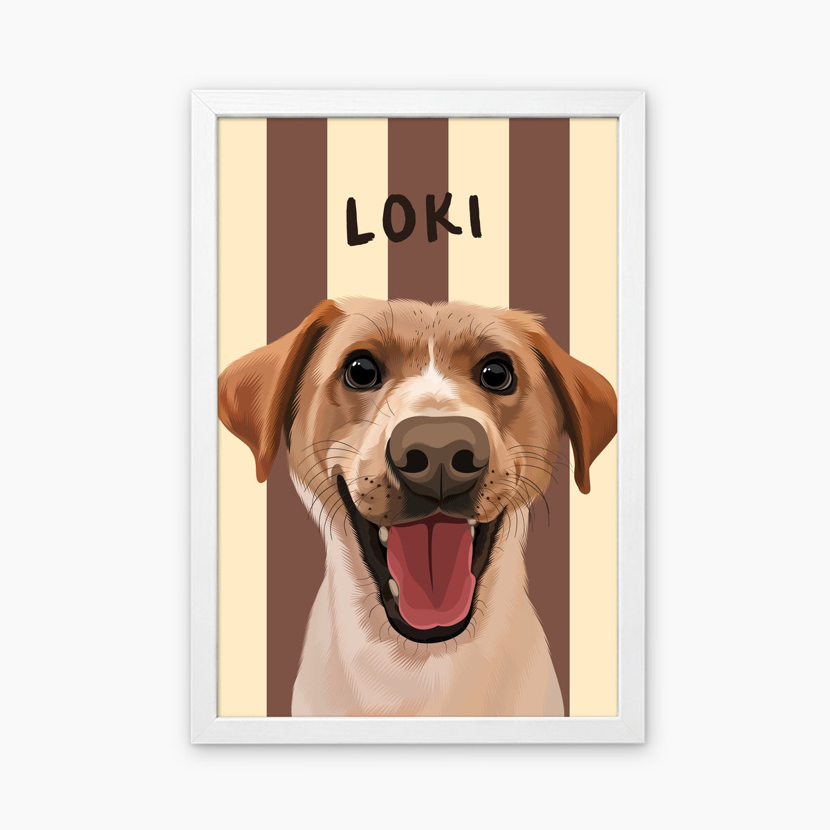 Stripy | Custom Pet Portrait