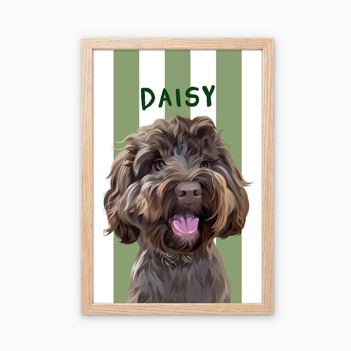 Stripy | Custom Pet Portrait