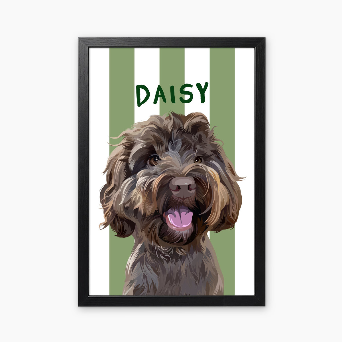 Stripy | Custom Pet Portrait