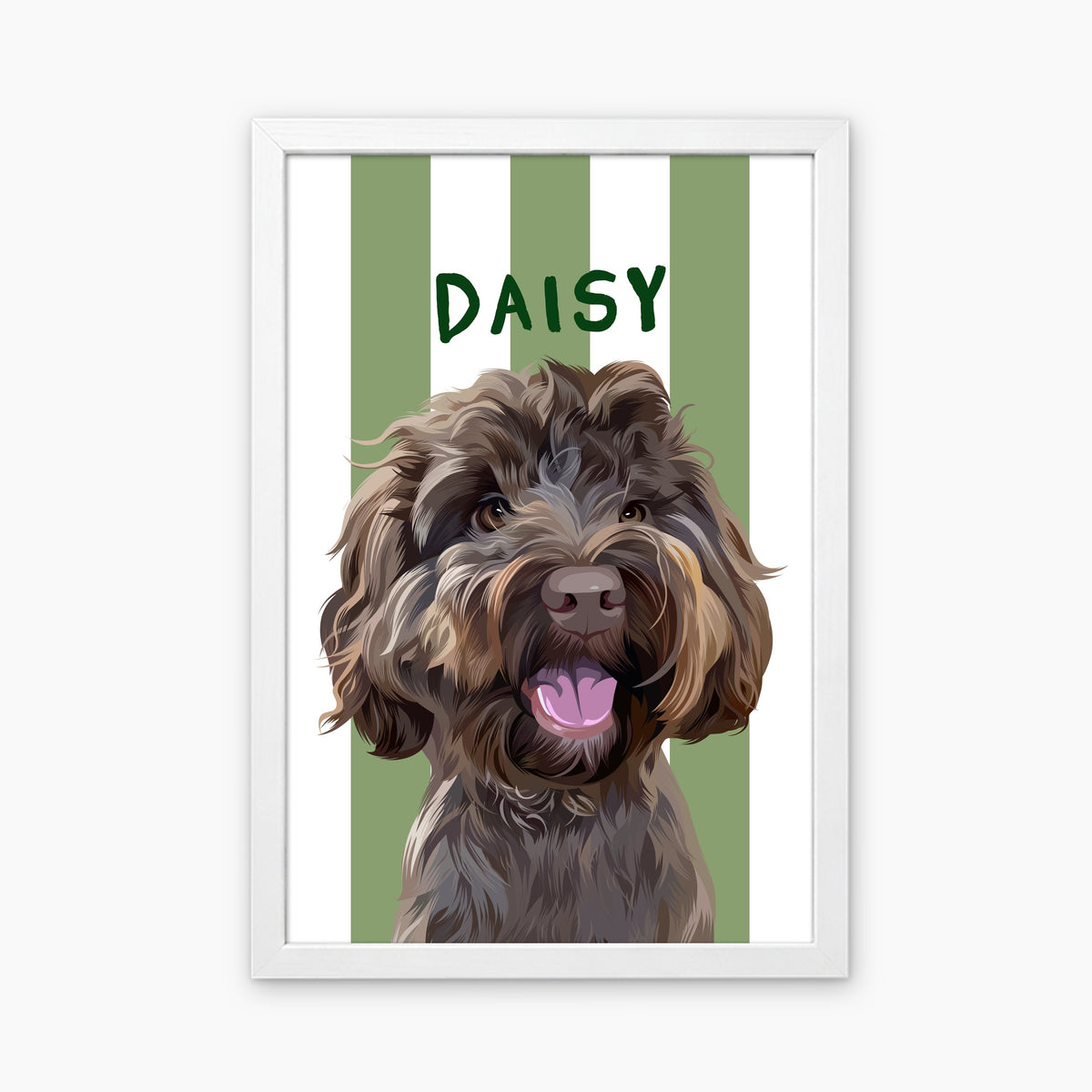 Stripy | Custom Pet Portrait