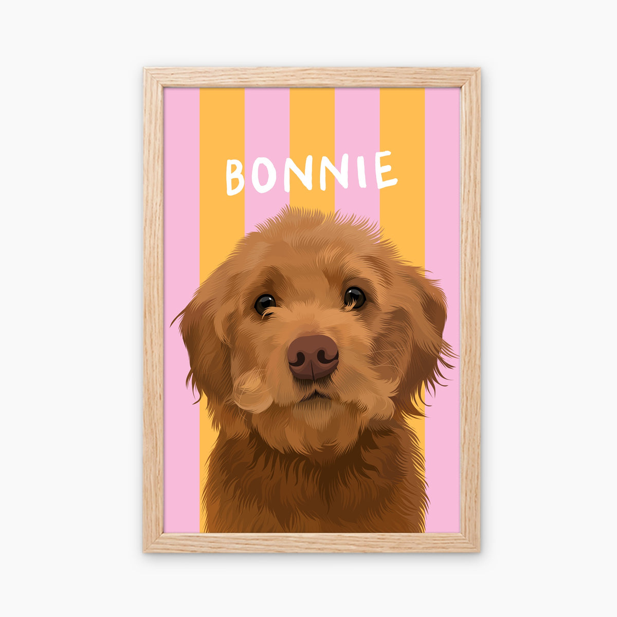 Stripy | Custom Pet Portrait