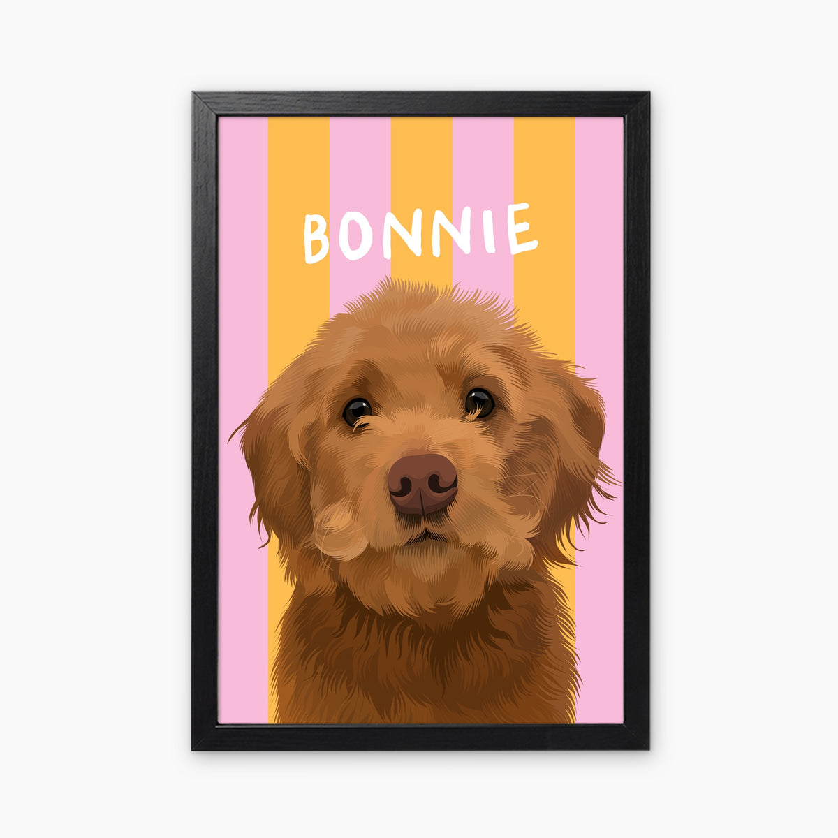 Stripy | Custom Pet Portrait