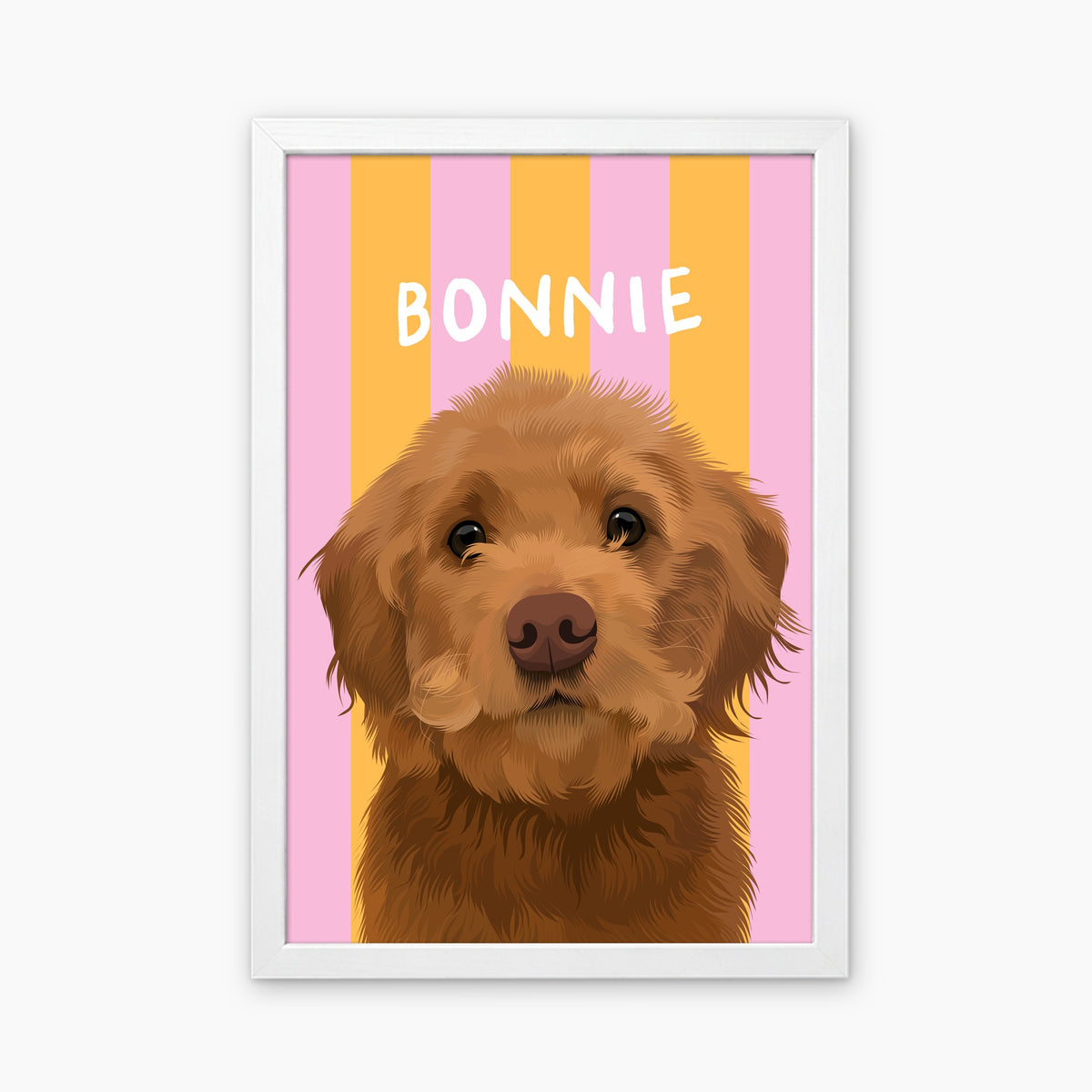 Stripy | Custom Pet Portrait