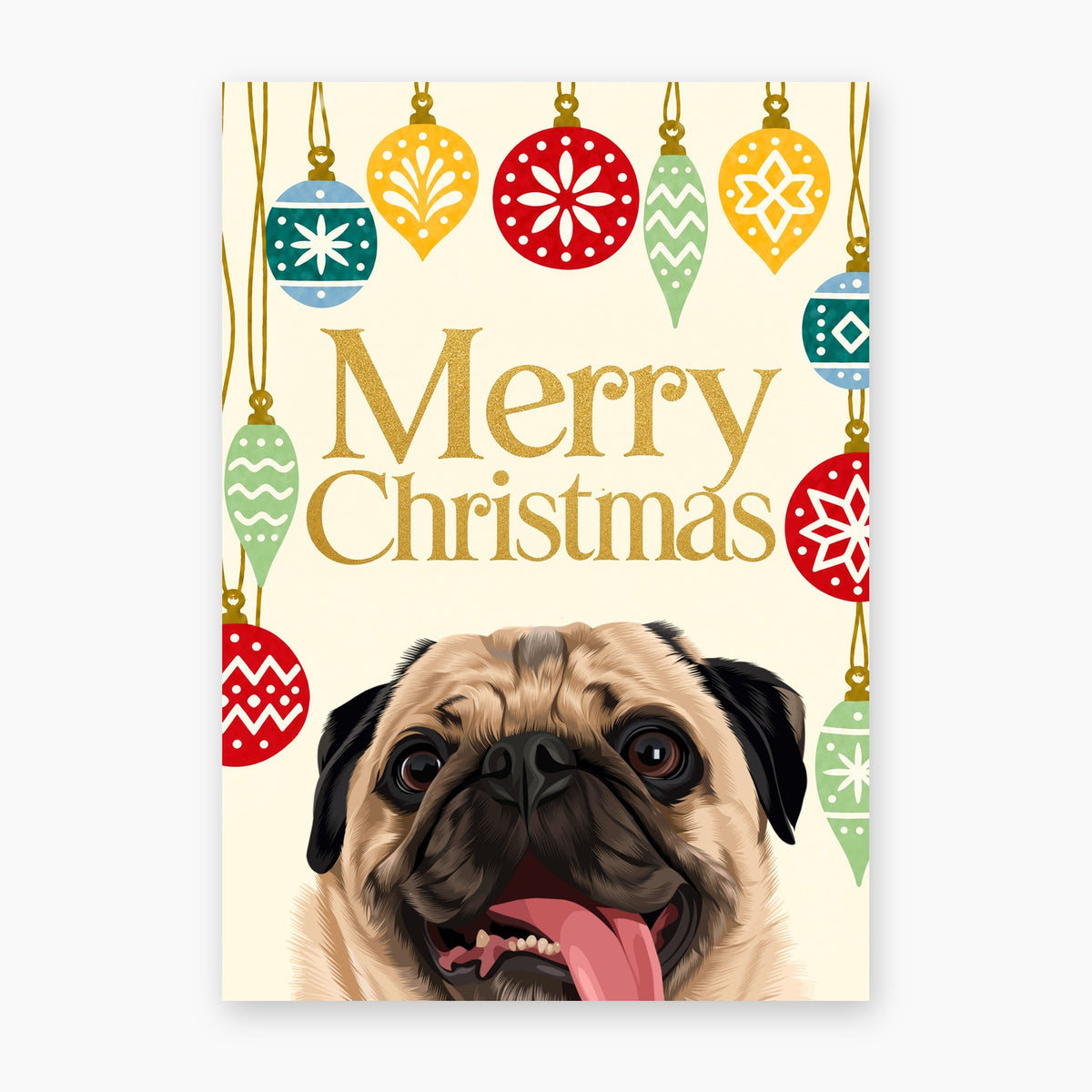 Baubles | Custom Pet Christmas Cards