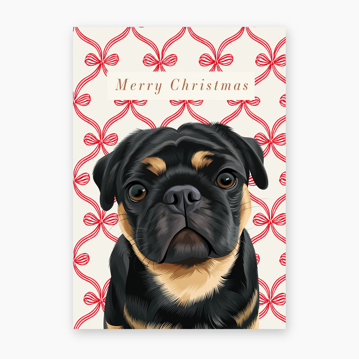 Ribbon | Custom Pet Christmas Cards